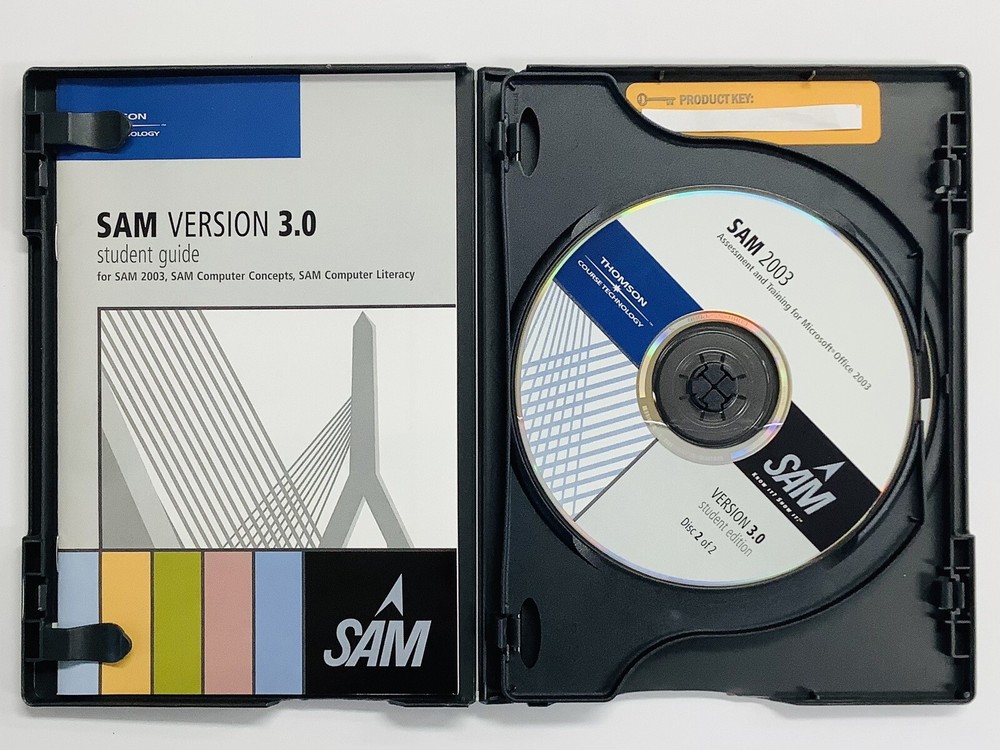 SAM 2003 Assessment & Training Version 3.0 Student edition (PC CD-ROM) w/Key VG