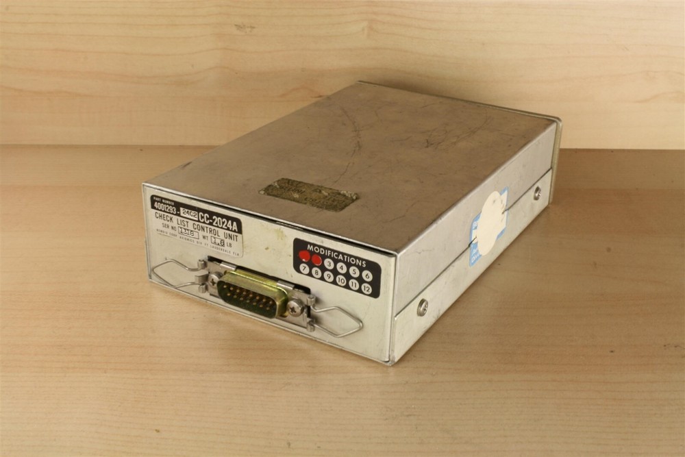 Bendix CC-2024A Checklist Control Unit 4001293-2402