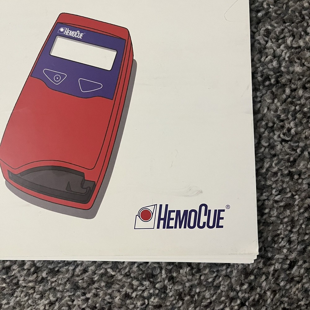 HEMOCUE HB 201+ Hemoglobin Analyzer Operating Manual Instructions Only