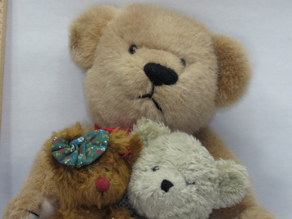 3 Vintage Teddy Bears