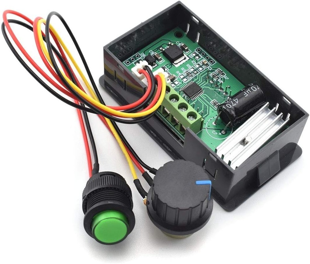 Adjustable DC Motor Speed Controller 6V-30V with Stepless Control & Display