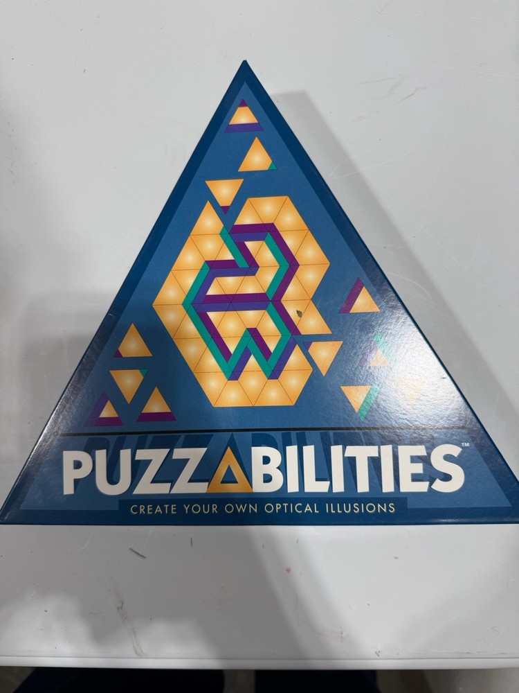Puzzabilities Optical Illusions Triangle Puzzle New Open Box Complete