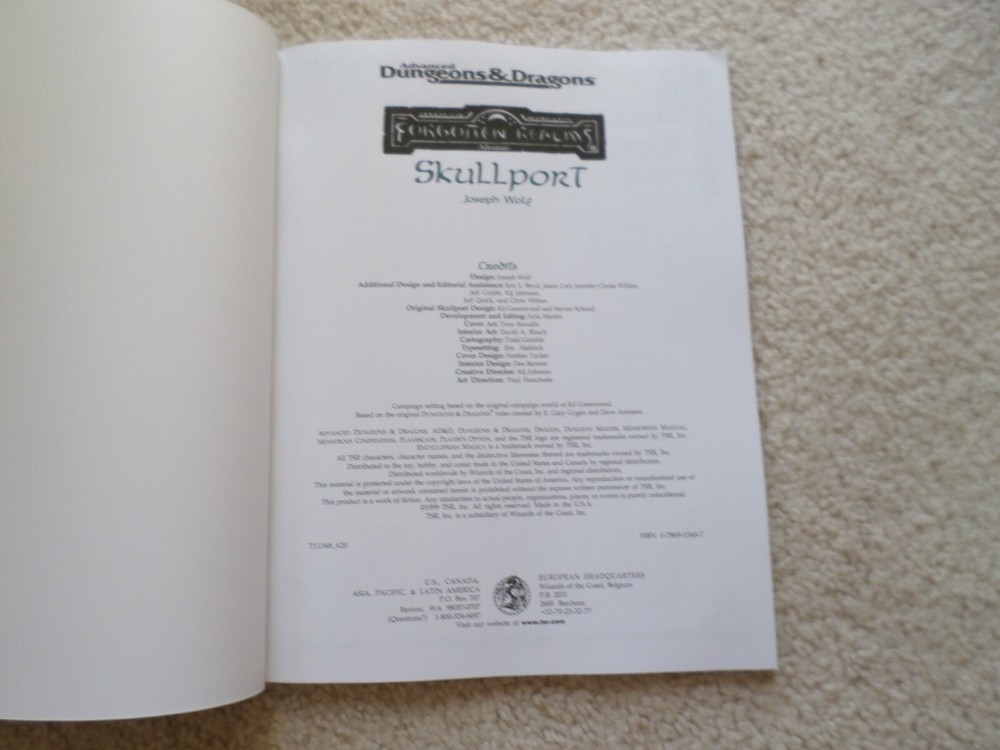 Skullport Forgotten Realms Dungeons & Dragons book