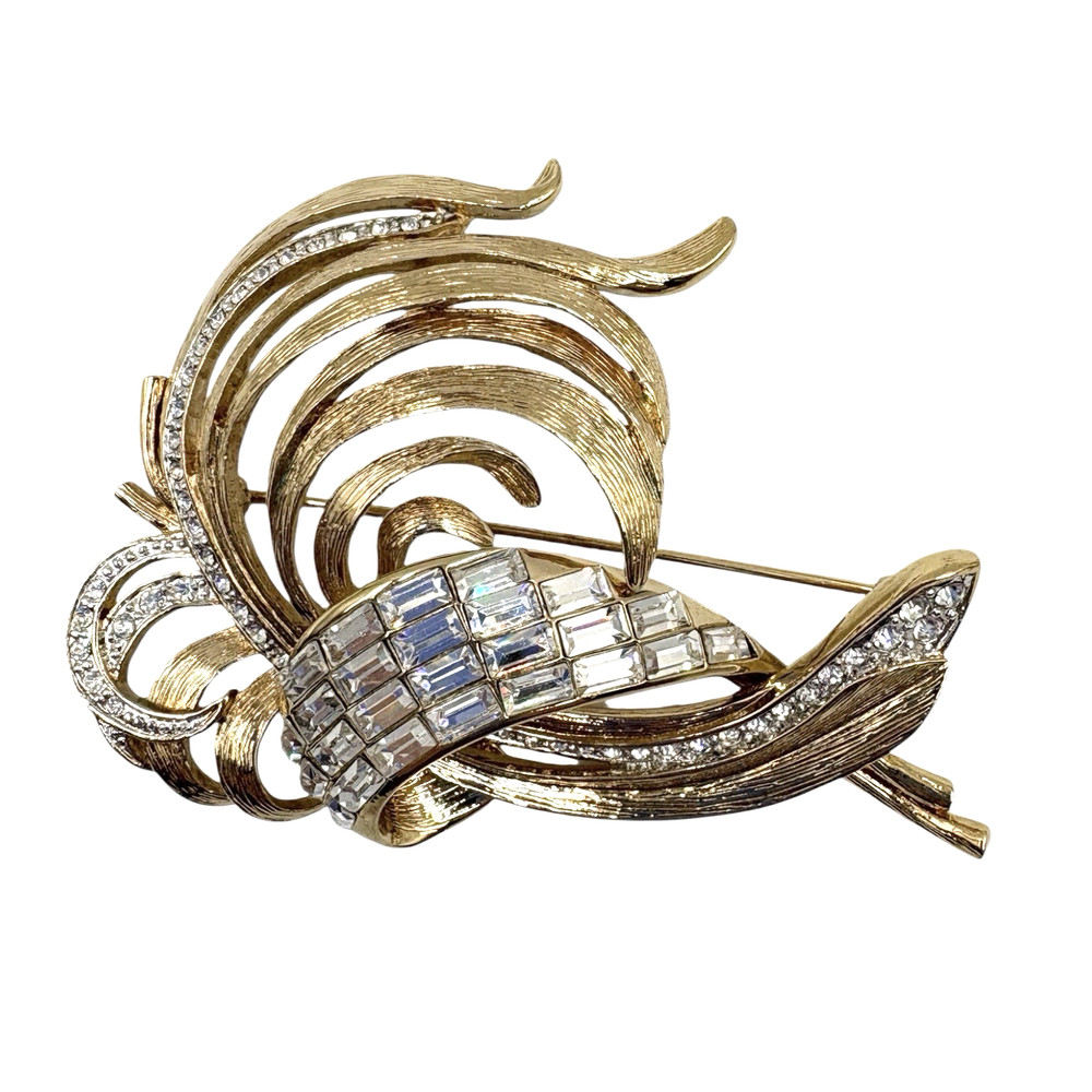 Nolan Miller Wave Tree Brooch