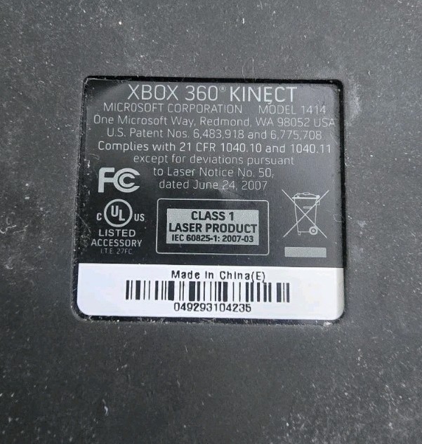 OEM Original Microsoft Model 1414 Xbox 360 Kinect Sensor Bar Only