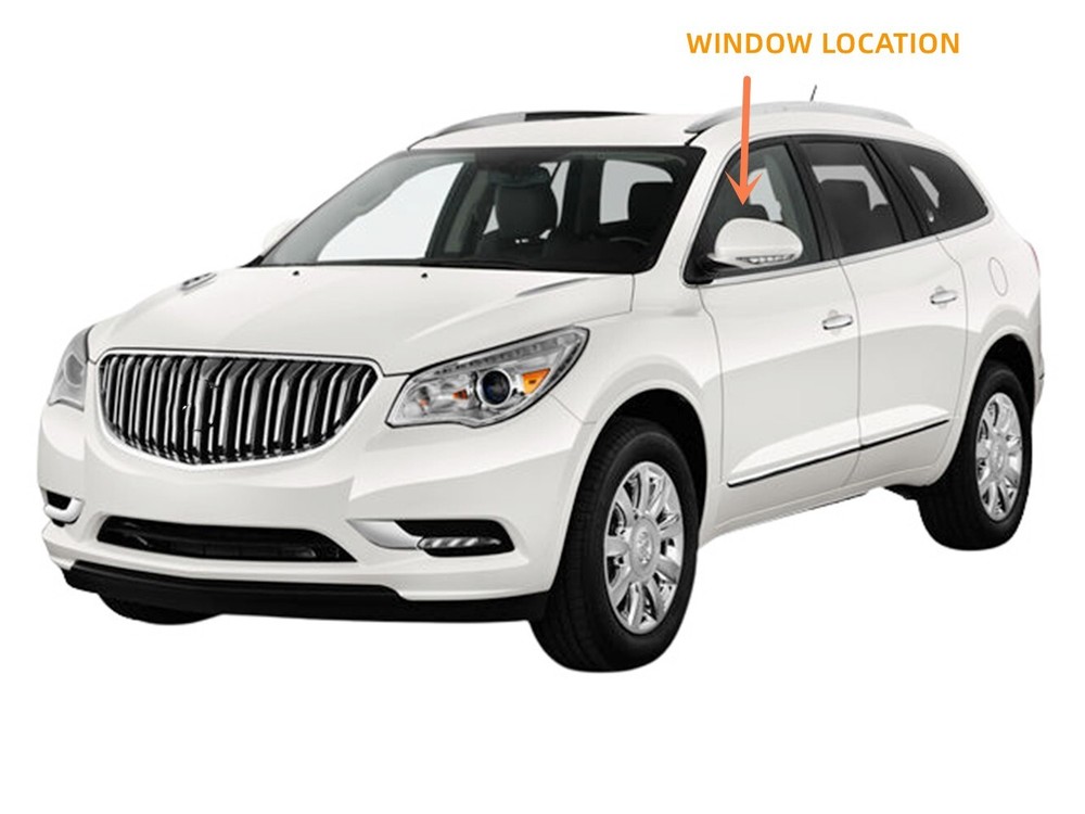 Laminated Driver/Left Side Front Door Window Glass For 2008-2017 Buick Enclave