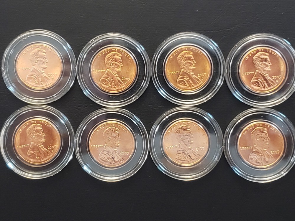 2009 Lincoln Memorial Professional Cent BU 8 Coin Set