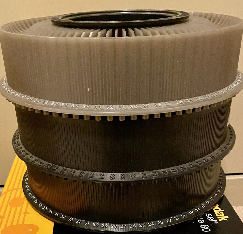 Kodak projector carousel 80 slide 35mm Slide Transvue Slide tray