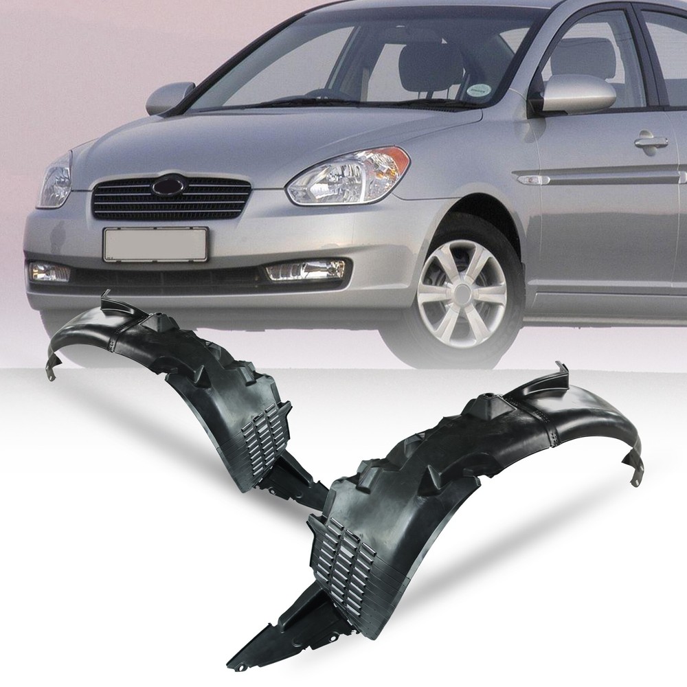 Front Fender Liner For 2006-2011 Hyundai Accent Left + Right Side
