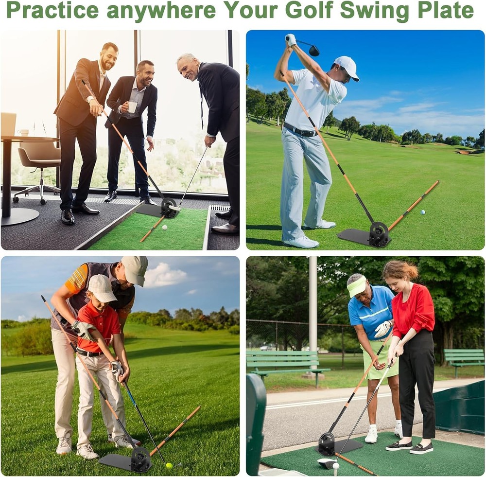 Golf Alignment Stick Holder,Professional Swing Trainer,Golf Swing Plane Trainer