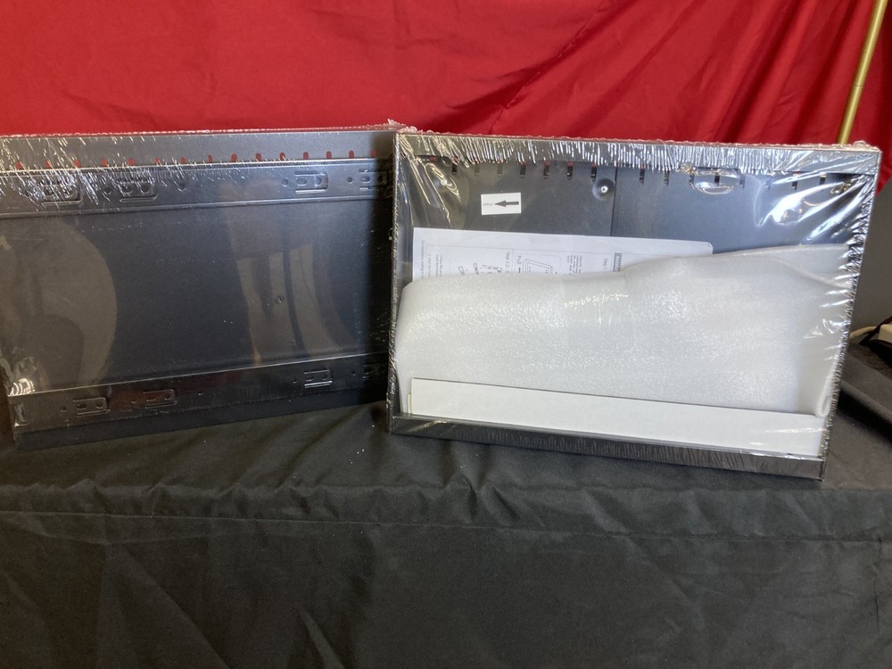 2 Pack Pull Out Cabinet Organizer with 8 Dividers, 16.5" Deep, Black