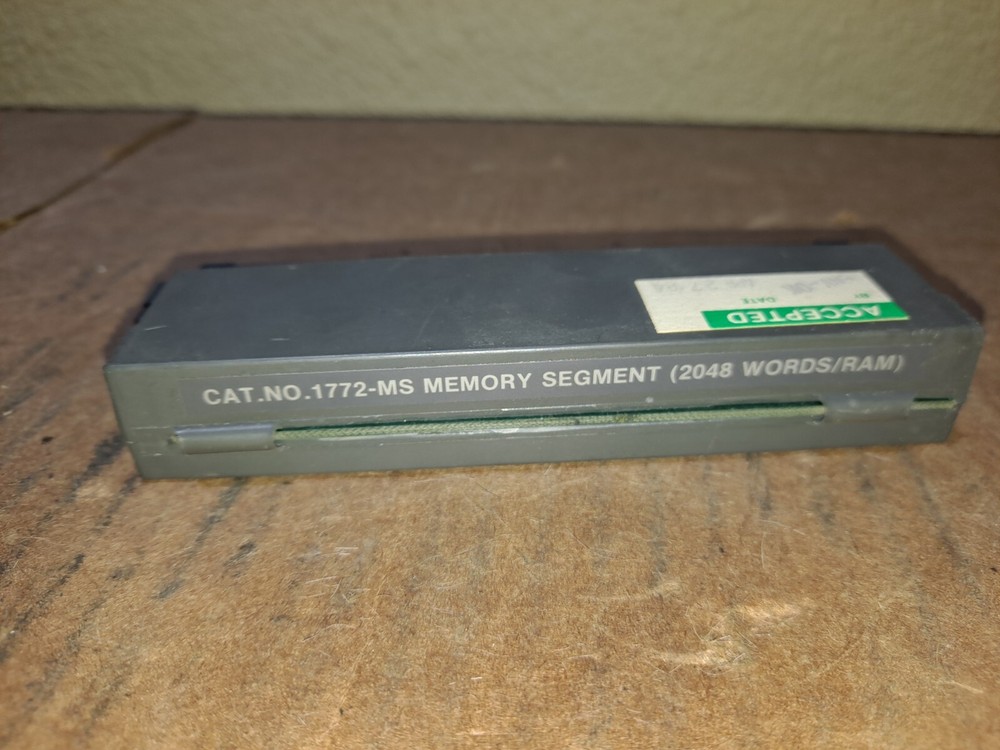 ALLEN BRADLEY 1772-MS MEMORY SEGMENT (2048 WORD RAM) Fast Shipping