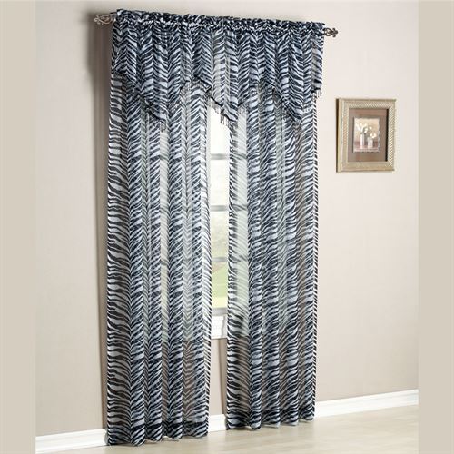Kenya Zebra Tailored Panel Black/White