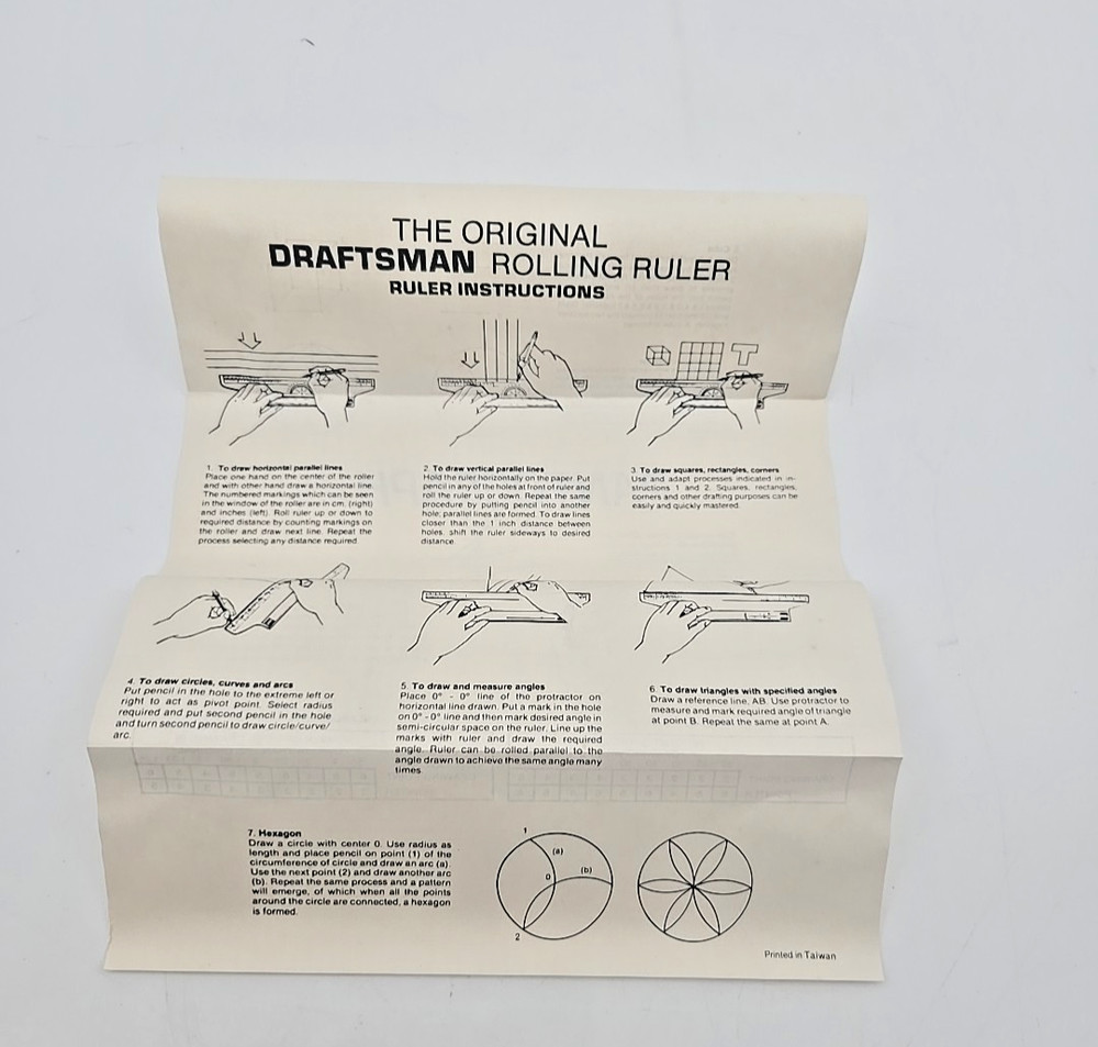 Multi-Purpose Clear Rolling Ruler