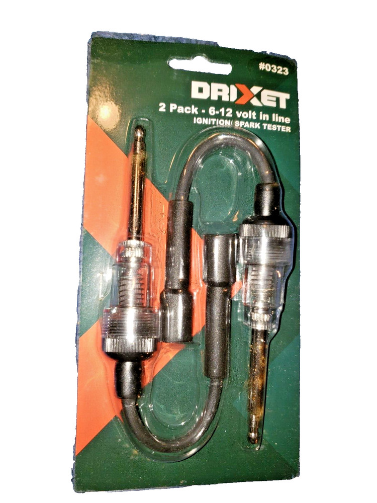 DRIXET 6 1/2 volt Ignition/Spark Tester 2 Pack #0323