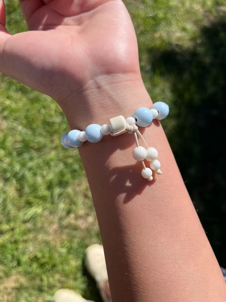 Jingdezhen Hand-painted Porcelain Bracelet