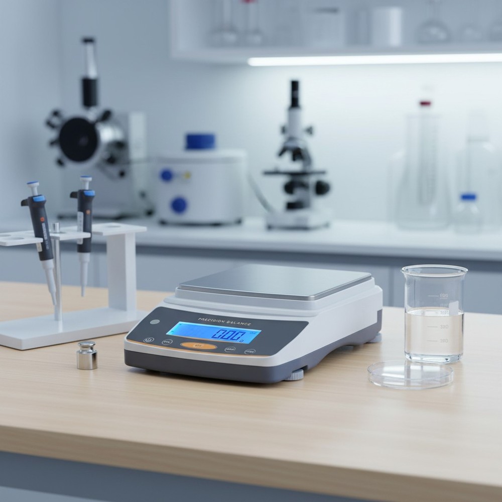 Rechargeable Laboratory Scale 5000g Capacity with RS232 for Data Connectivity