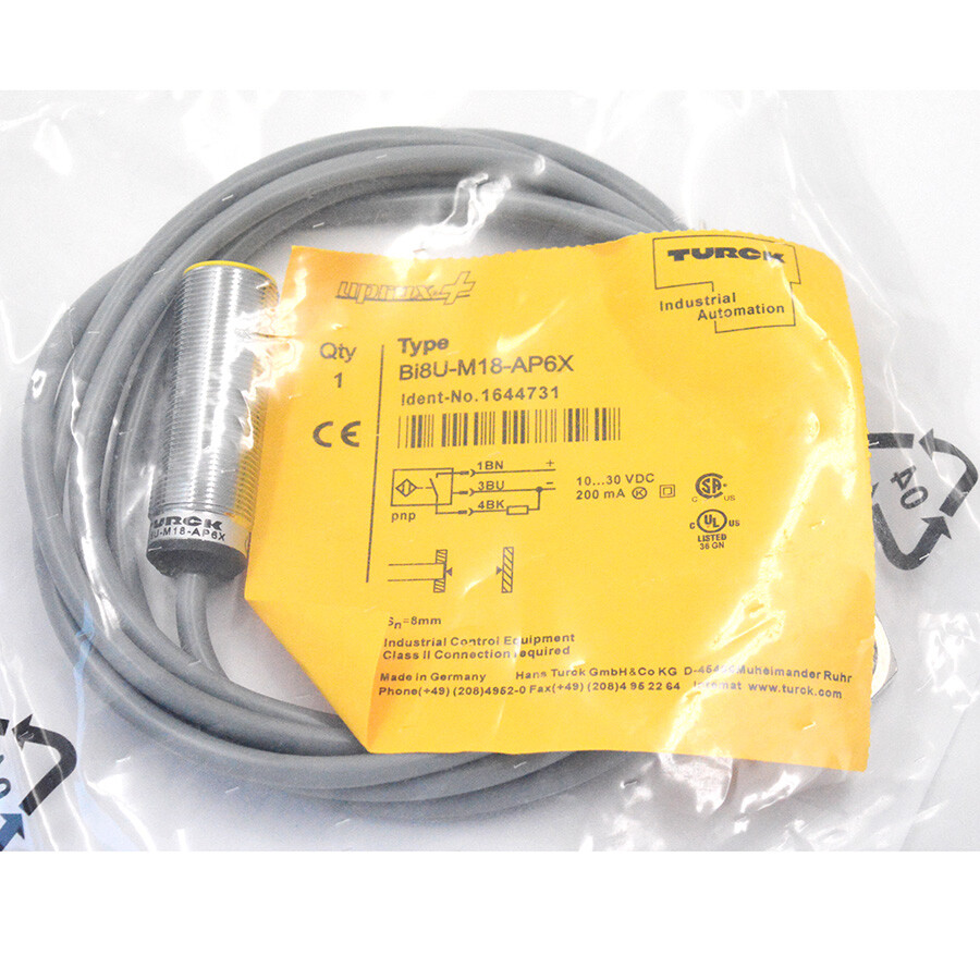 TURCK BI8U-M18-AP6X 1644733 Inductive sensor PNP