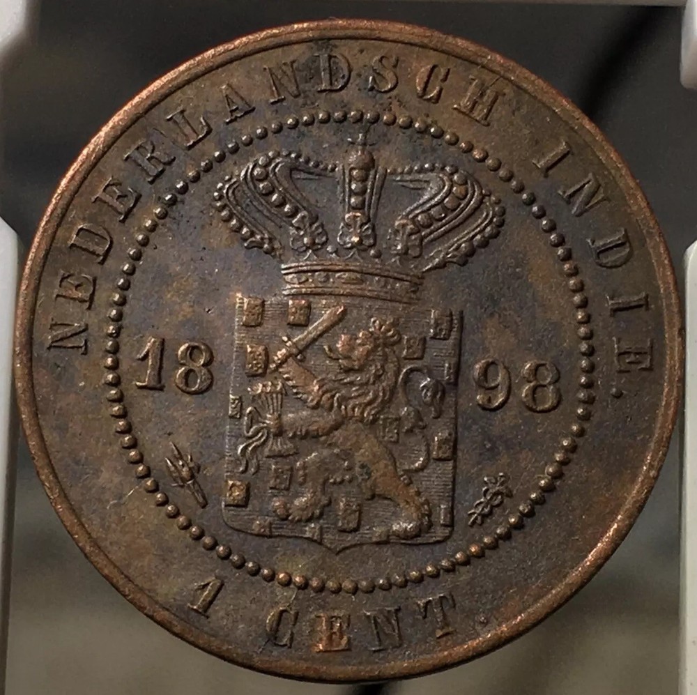 NETHERLANDS INDIES 1898 1 CENT KM307