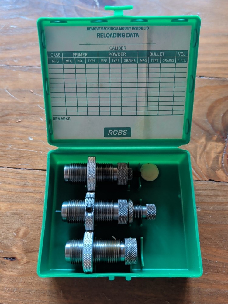 RCBS 45 ACP RN 3 Die Set #18905 RELOADING DIES GROUP WITH PLASTIC CASE