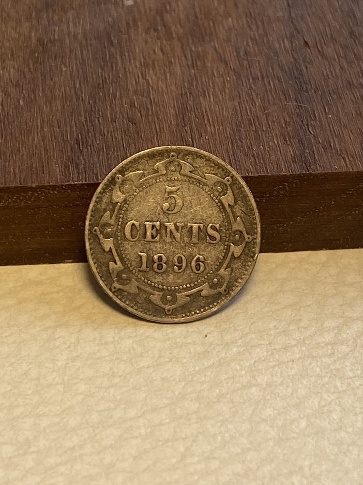 1896 Newfoundland 5 Cent