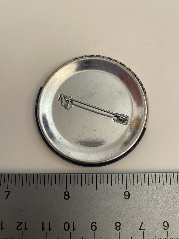 Clinton Bradley Pin Back Button P81