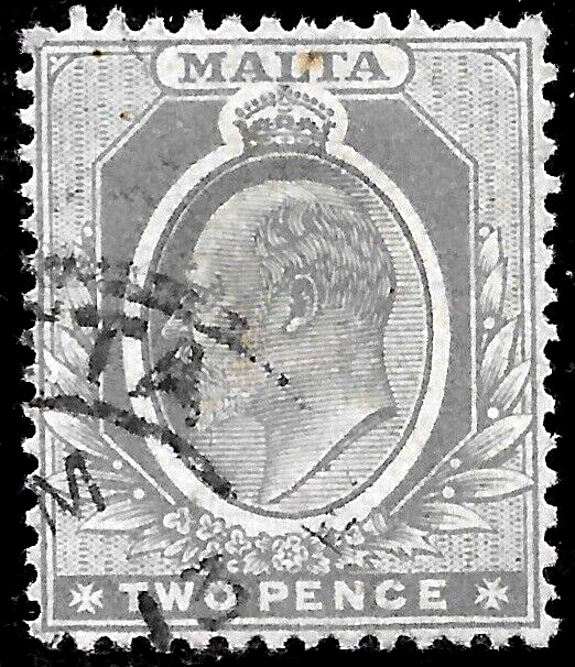 1911 MALTA SC#34 🔥 USED 1913 VF