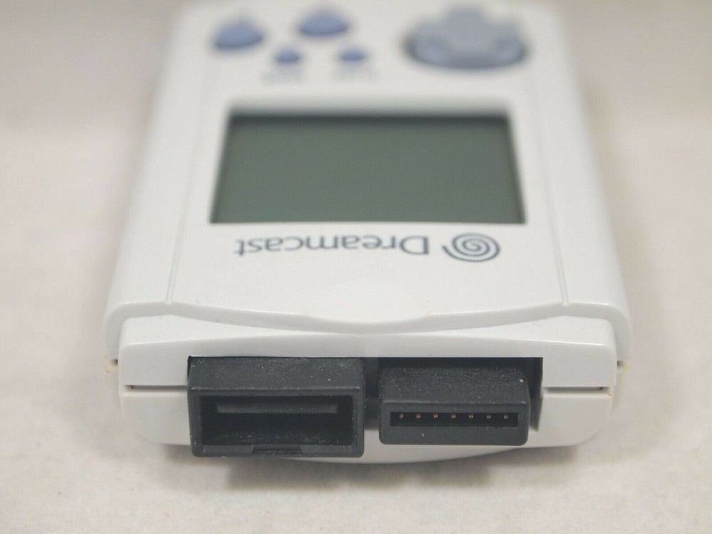Sega Dreamcast Visual Memory Unit White VMU HKT-7000 Memory Card