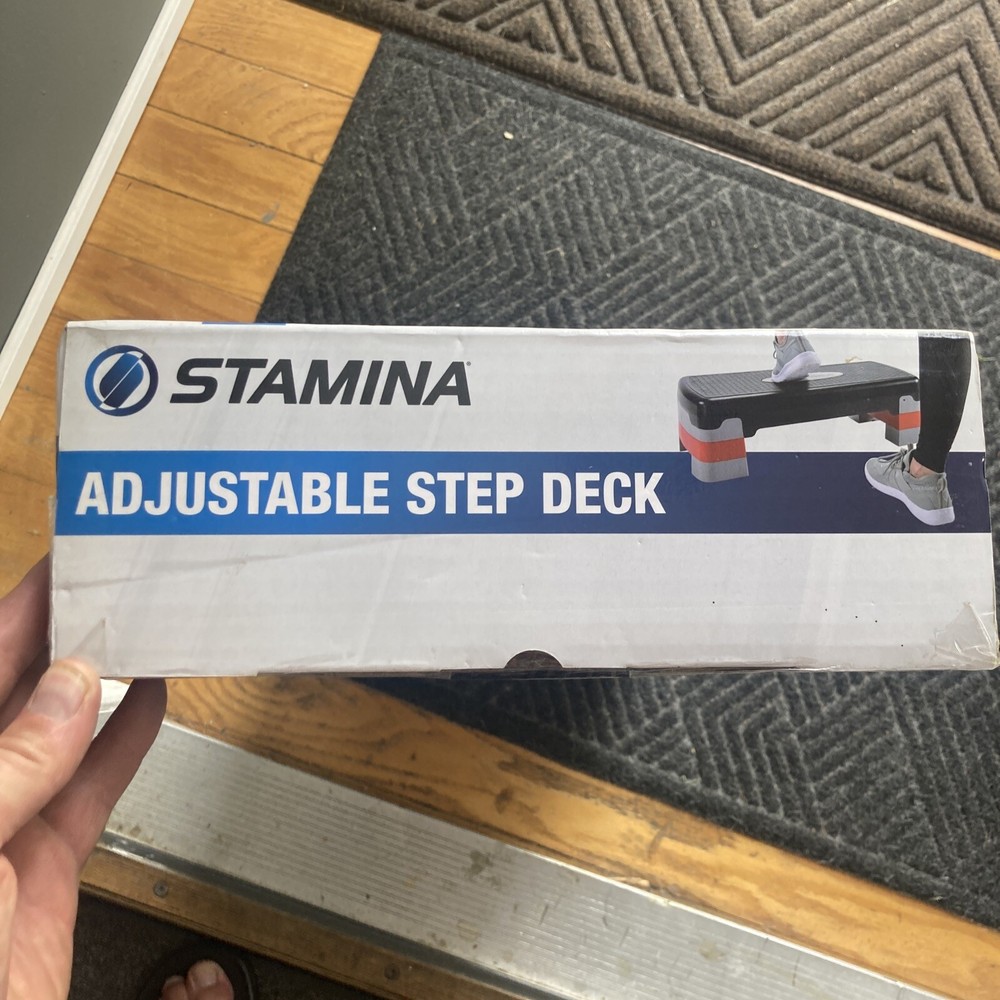 Stamina 3-Level Aerobic Step Deck , adjust 4"-6"-8" USED 1 TIME