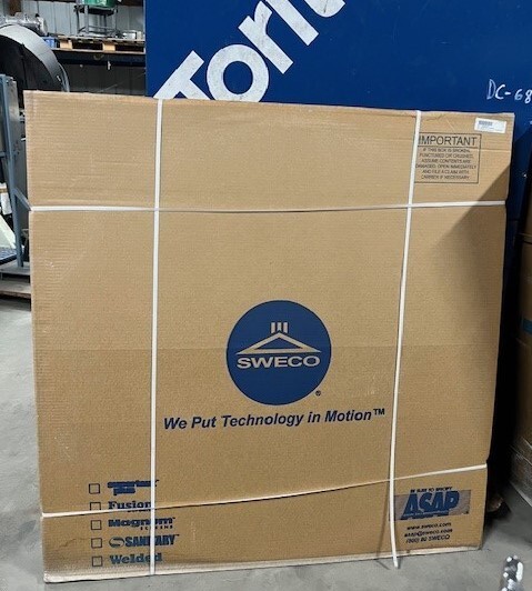 SWECO 60" 50M SCREEN, Part No. 60B8A050M