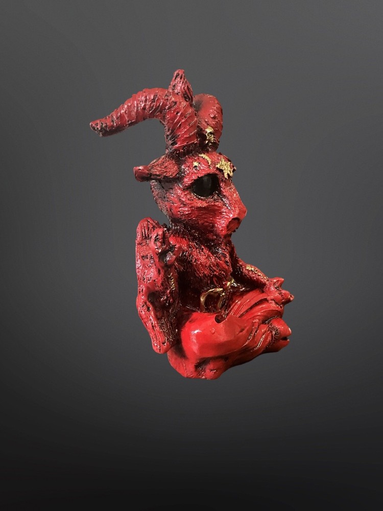 Wicca Baby Goat Baphomet * Red *