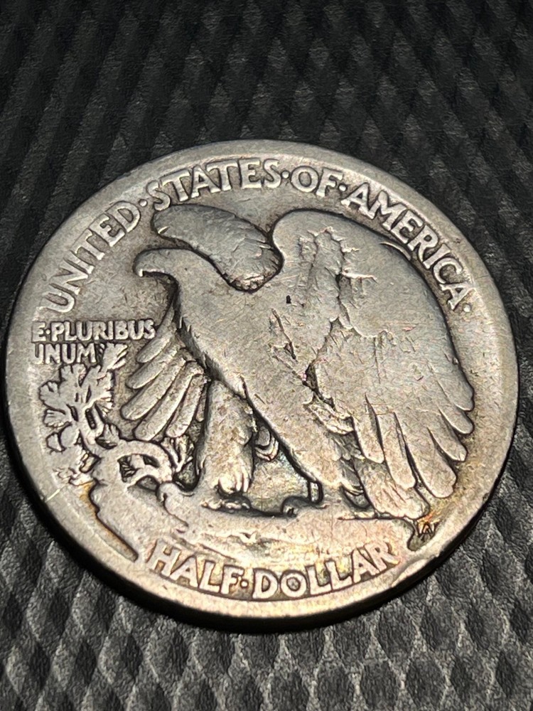 1916 S Walking Liberty Half Dollar - About Good #L