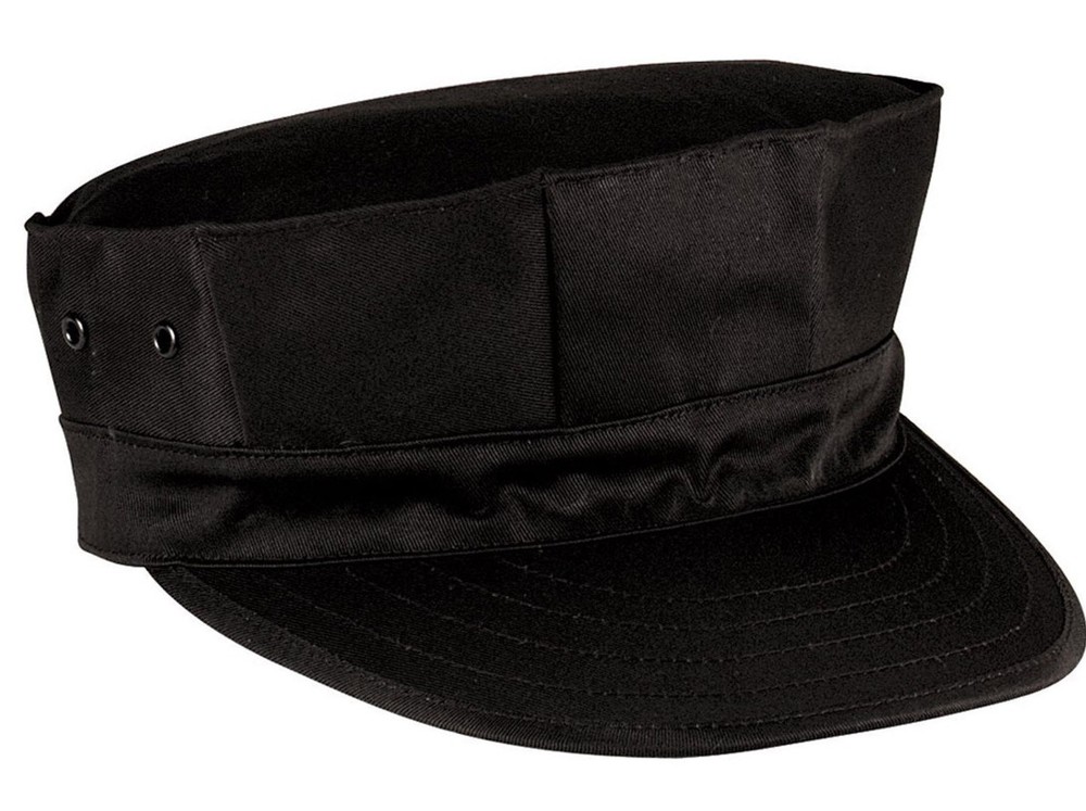 Rothco Marine Corps Black 8-Point Cap Without Emblem