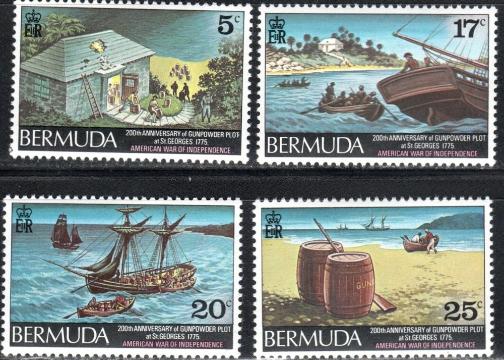 Bermuda Scott #329-332, MNH