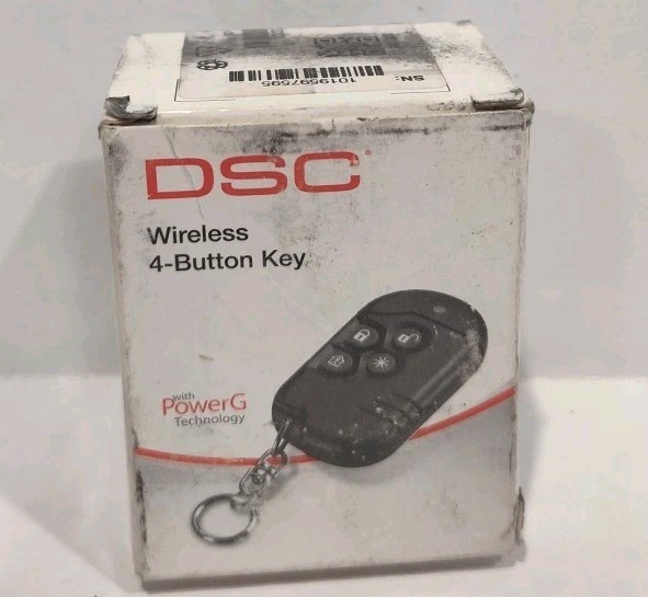 DSC PowerG Wireless 4-Button Panic, Key Fob Compatible PowerSeries & Neo PG9939