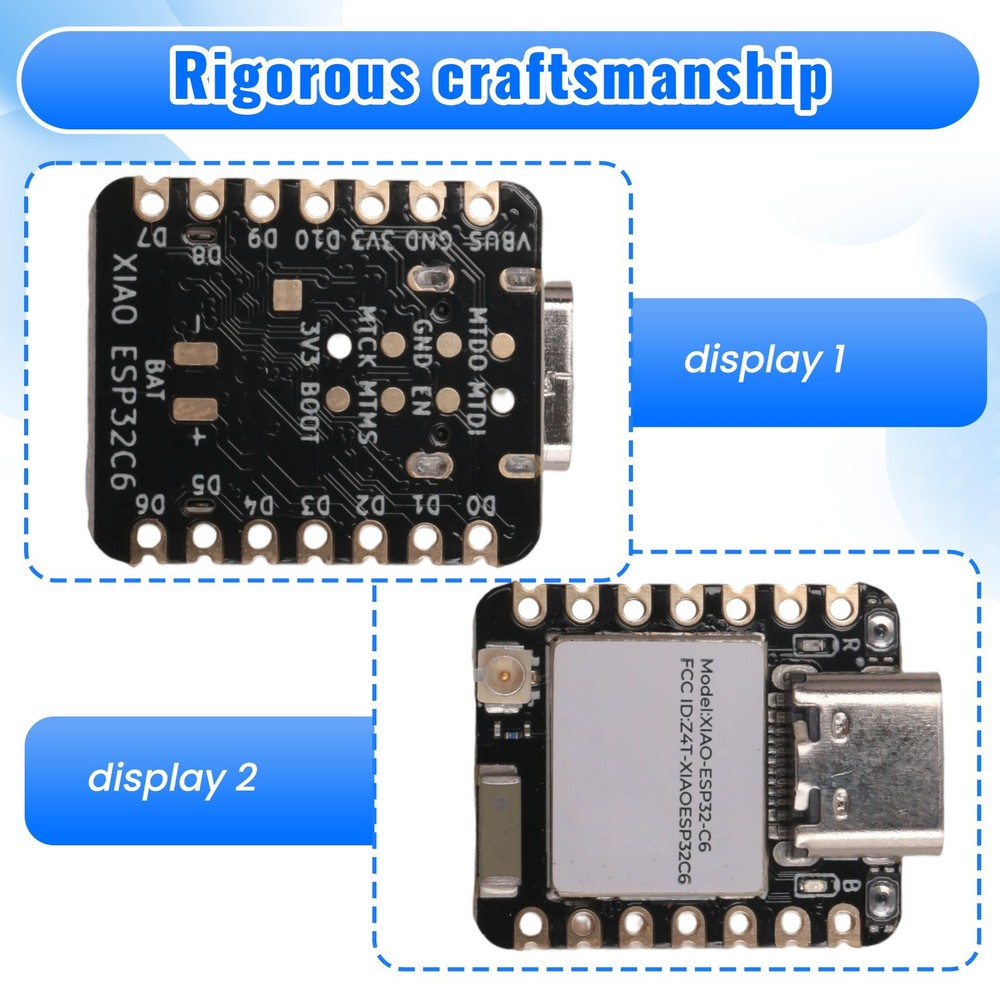 XIAO ESP32C6 Development Board WiFi 6 + Bluetooth Support 2145