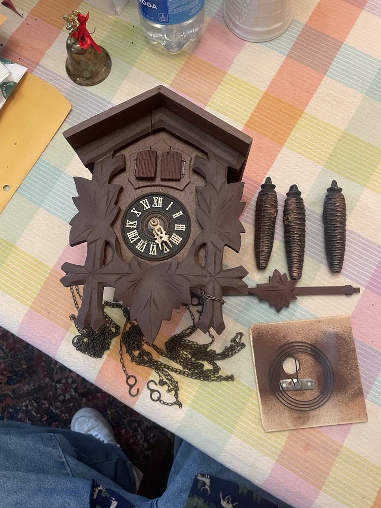 Vintage  Cuckoo Clock West Germany 3-70