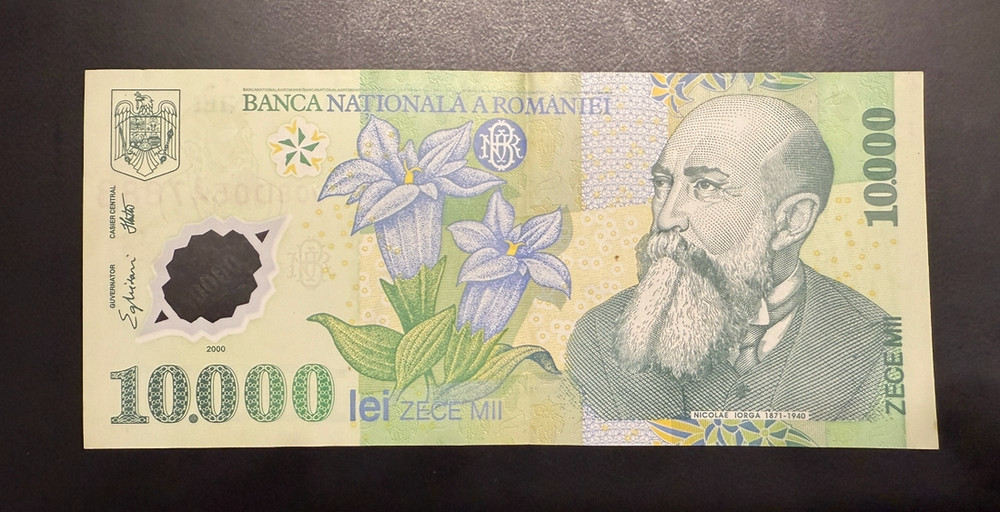 Romania 10.000 Lei 2000 Polymer