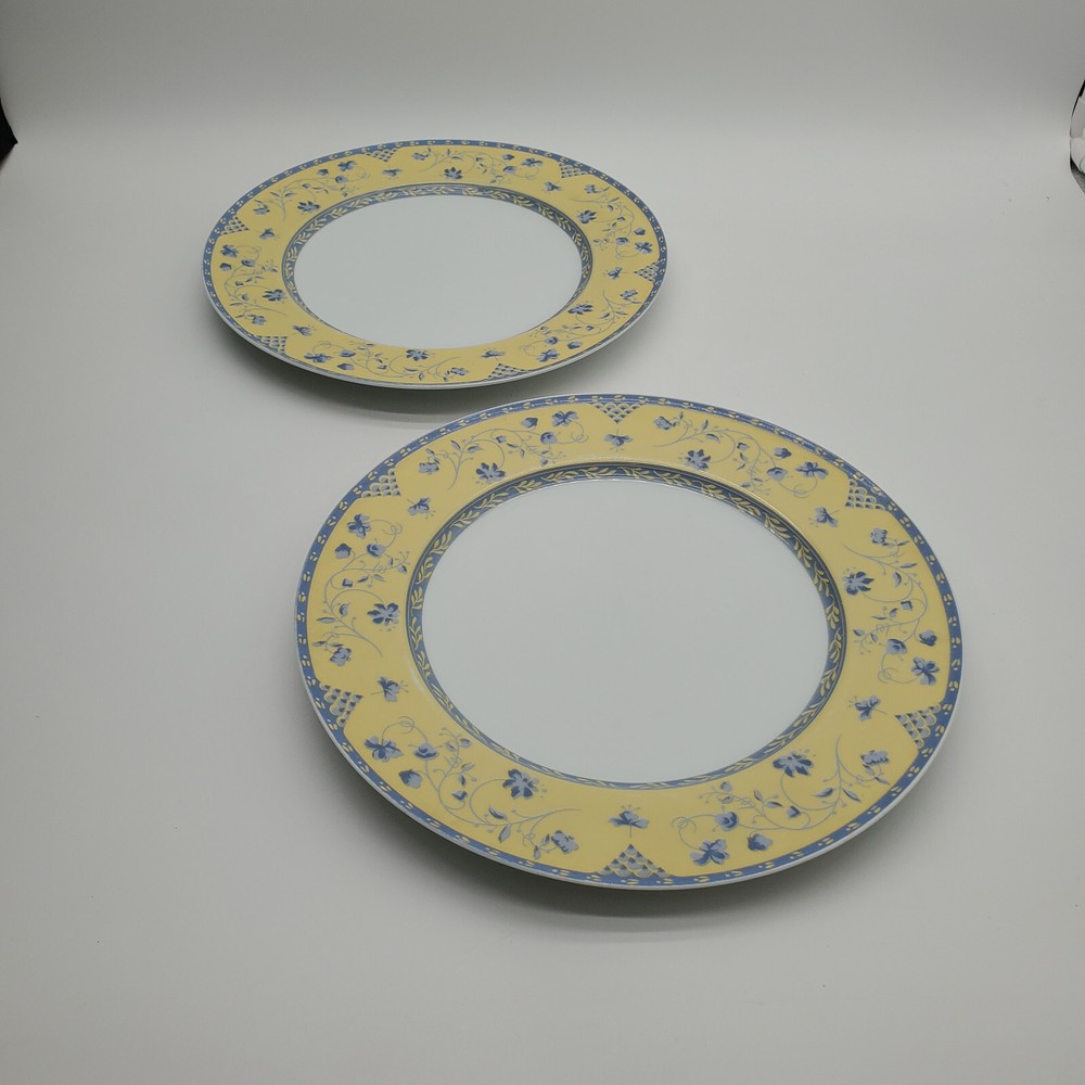 2 Mikasa Fine China Dinner Plates Parisienne