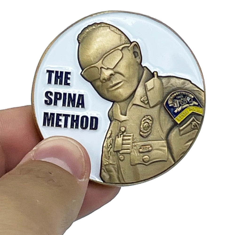 BL9-010 CSP Version 6 Spina Method Communications Challenge Coin inspired by Con