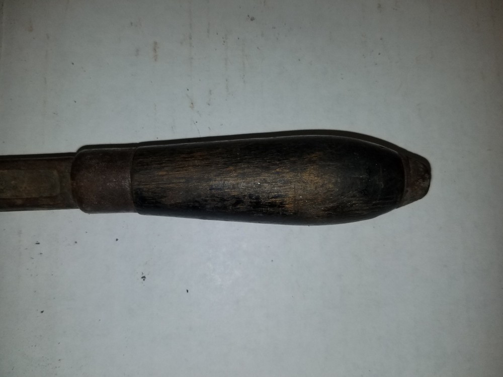 Vintage Samson 10" Adjustable Wrench With Wooden Handle