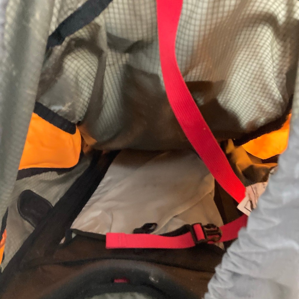 Osprey Aether 70 Hiking Pack Orange Gray M Backpacking Outdoors Trek - MODIFIED