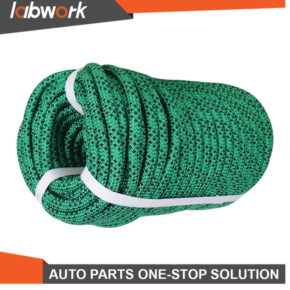 High Strong Pulling Rope Braided Polyest Rope 3/8" × 100' 3520Lbs Rope