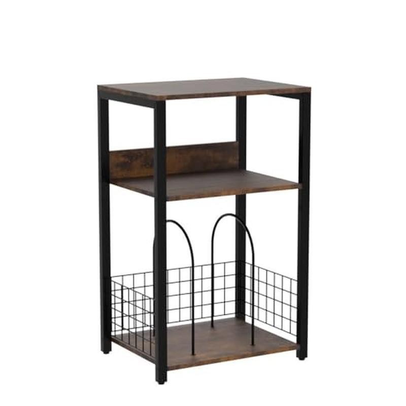 3 Tier Record Player Stand Vinyl Display Storage Table Rustic Versatile Antirust