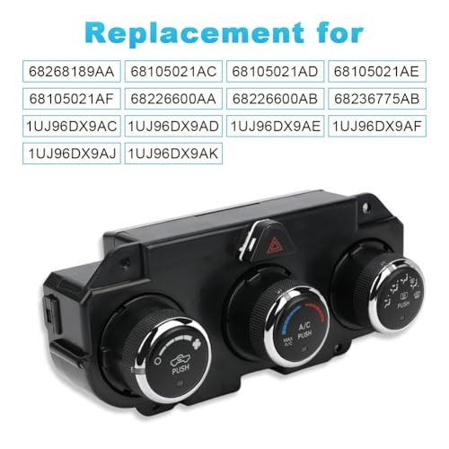 HVAC Climate Control Module Heater A/C AC Air Conditioning Control Switch