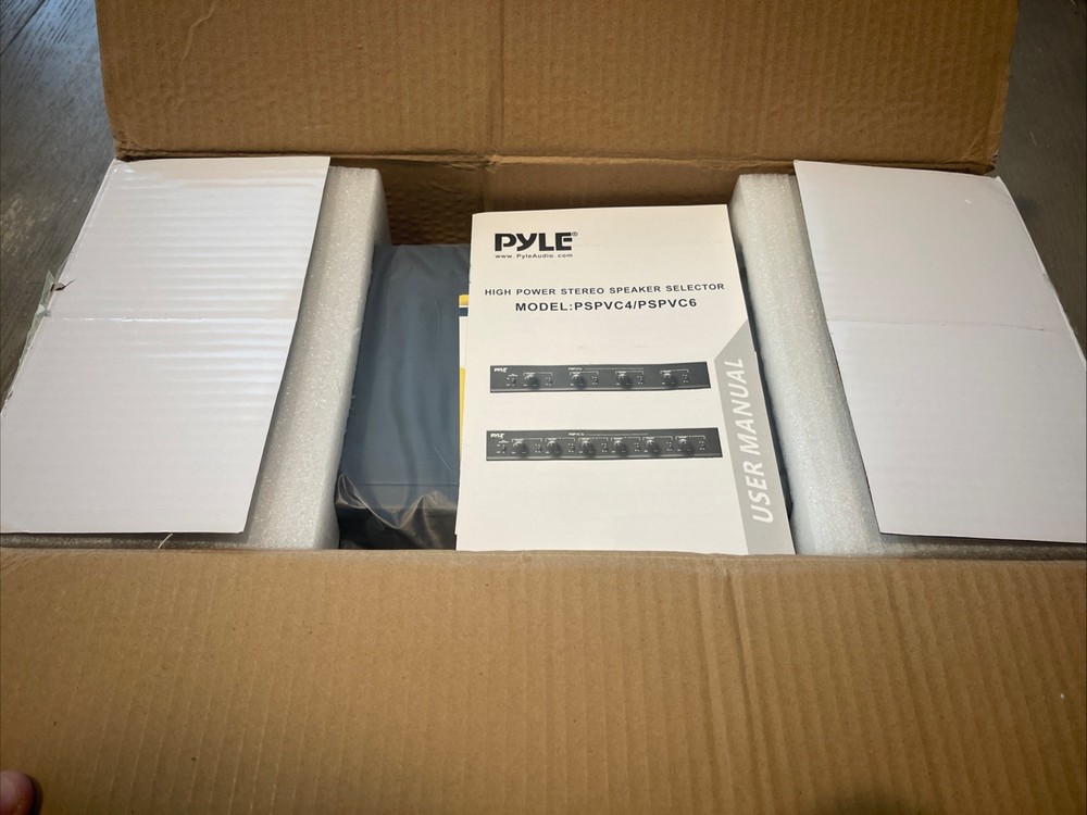 Pyle PSPVC6 6 Ch Stereo Speaker Selector w/Volume Control