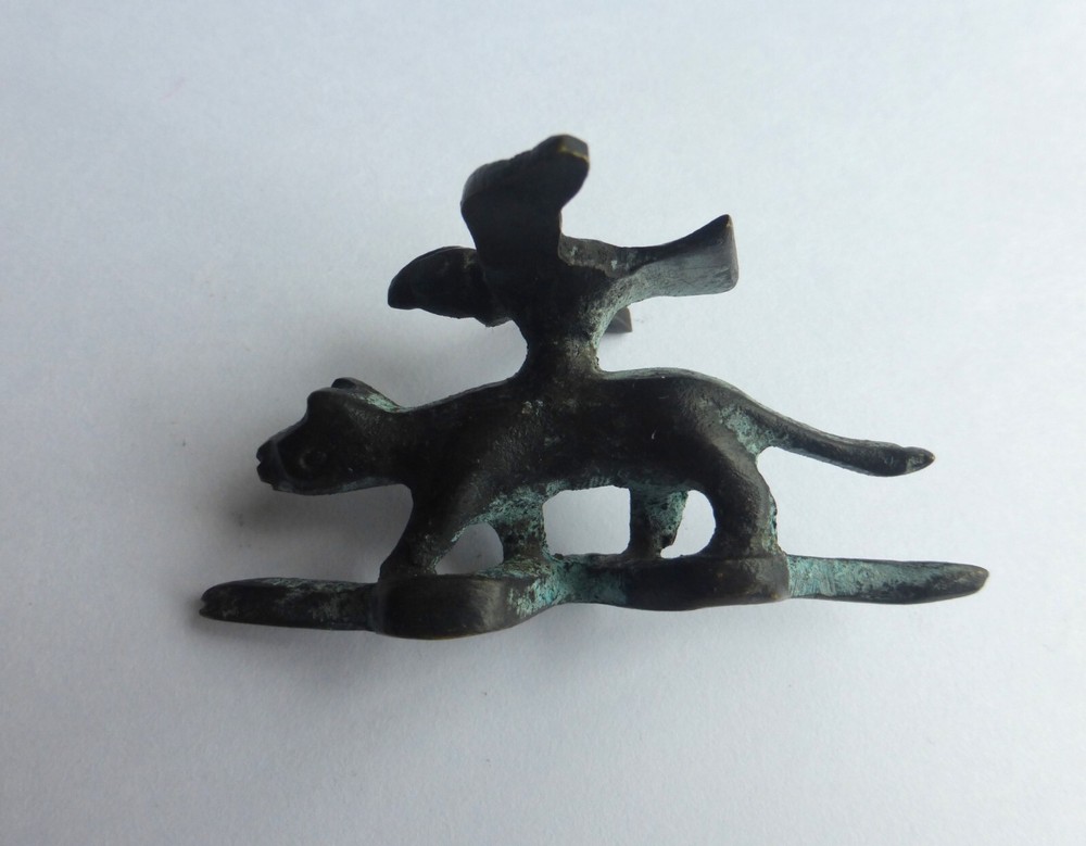 Peruvian Andean trilogy made in oxidized cooper