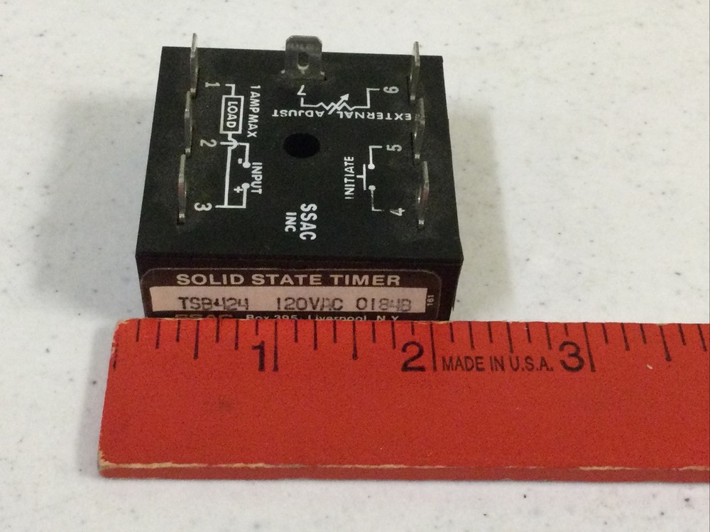 NEW, SSAC TSB424 SOLID-STATE TIMING MODULE RELAY, FREE SHIPPING