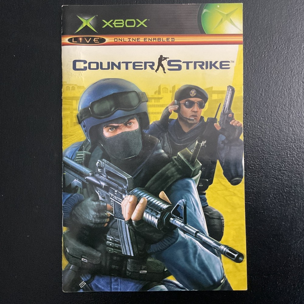 Counter Strike Microsoft XBOX Instruction Manual Only