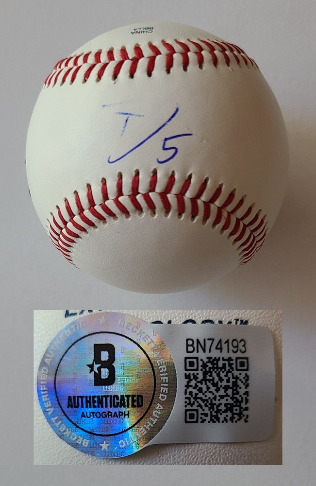 Devin Taylor Signed Auto NCAA Championship Baseball BAS Holo Indiana